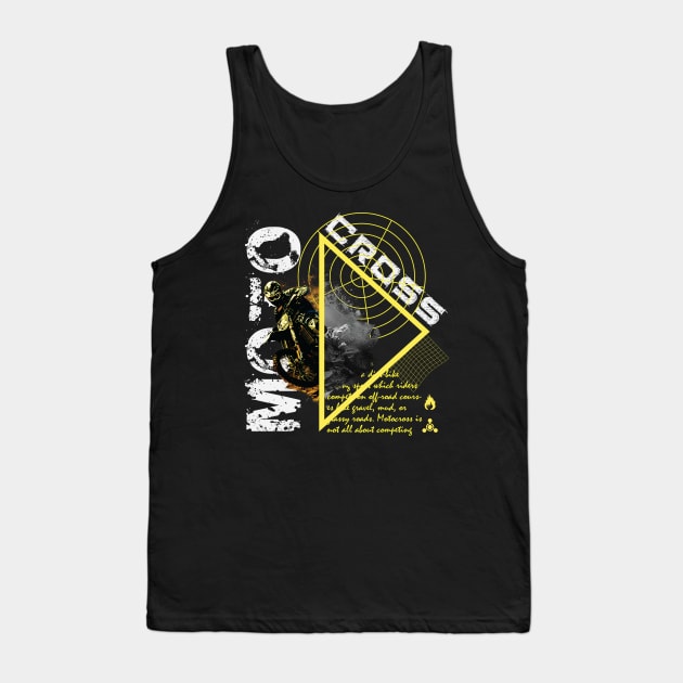 Dirty Mind  Moto Cross Tank Top by RadioaktivShop